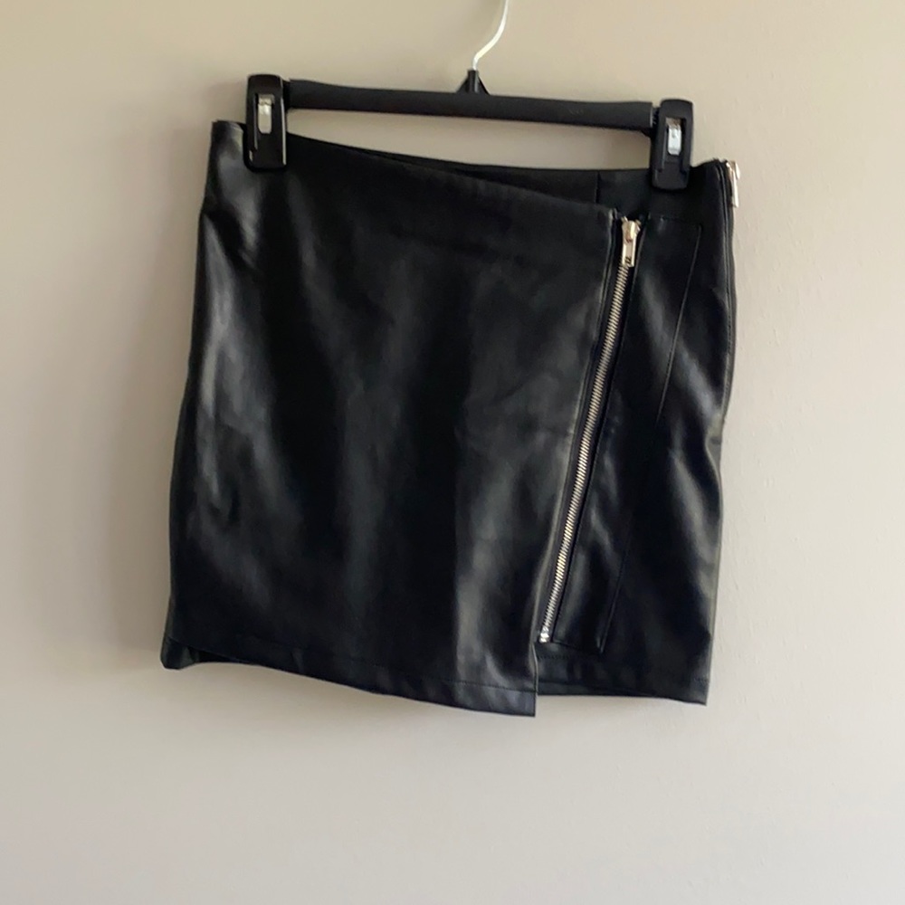 Leather skirt